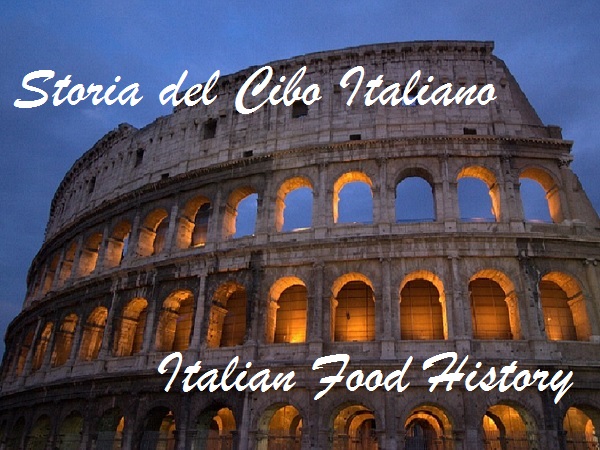 Italian Food History image of Rome's collseum