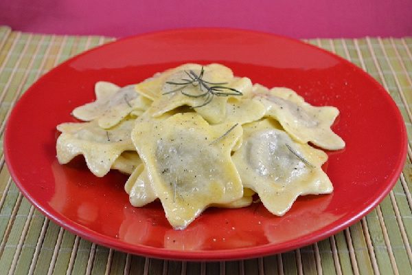 Star Ravioli with Butter & Herbs