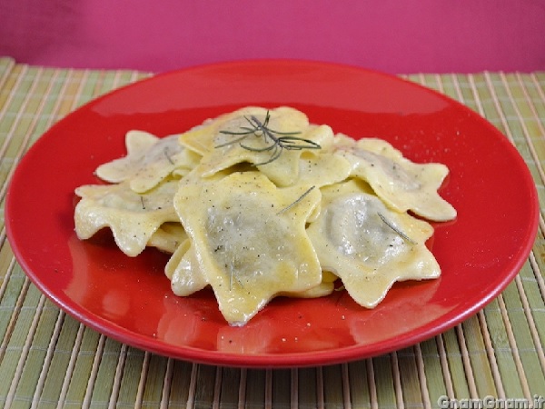 Star Ravioli with Butter & Herbs