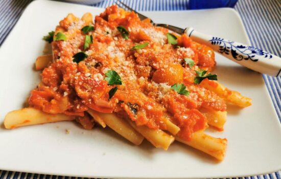 Pasta with Lardo – Ziti Lardiati